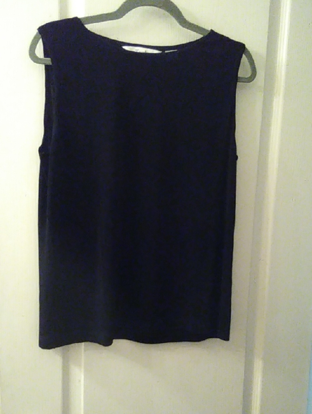 Black Sleeveless Tank Top